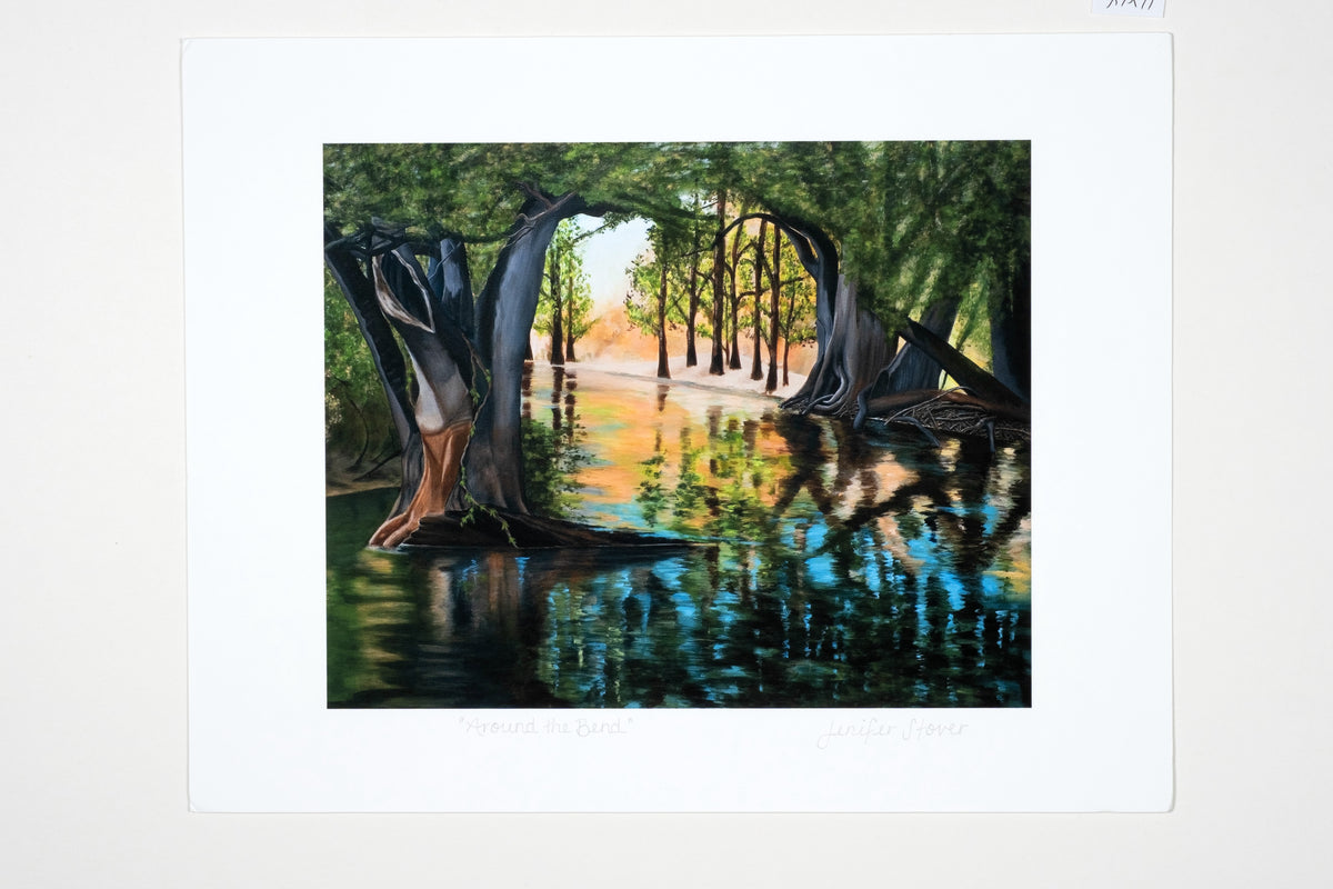 Museum Quality "Around the Bend" Unframed Fine Art Print