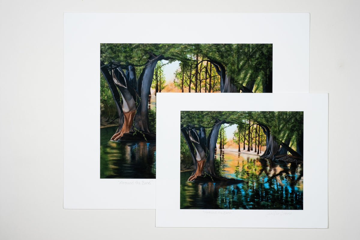 Museum Quality "Around the Bend" Unframed Fine Art Print