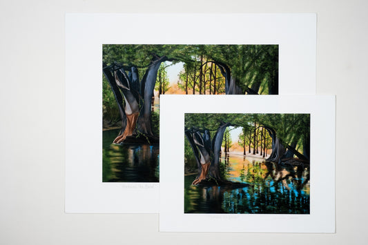 Museum Quality "Around the Bend" Unframed Fine Art Print